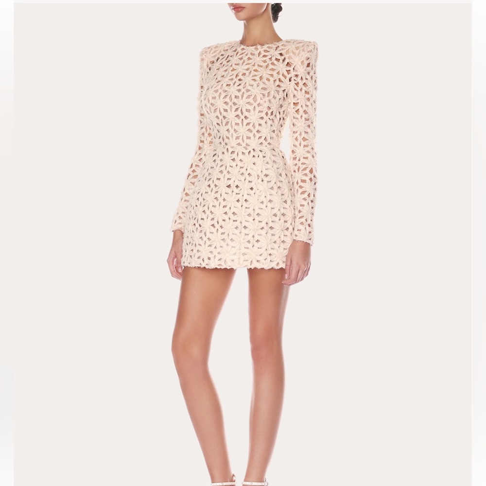 Bronx and Banco Cream Lace Dress